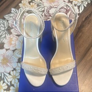Betsey Johnson Pearl Embellished Heels